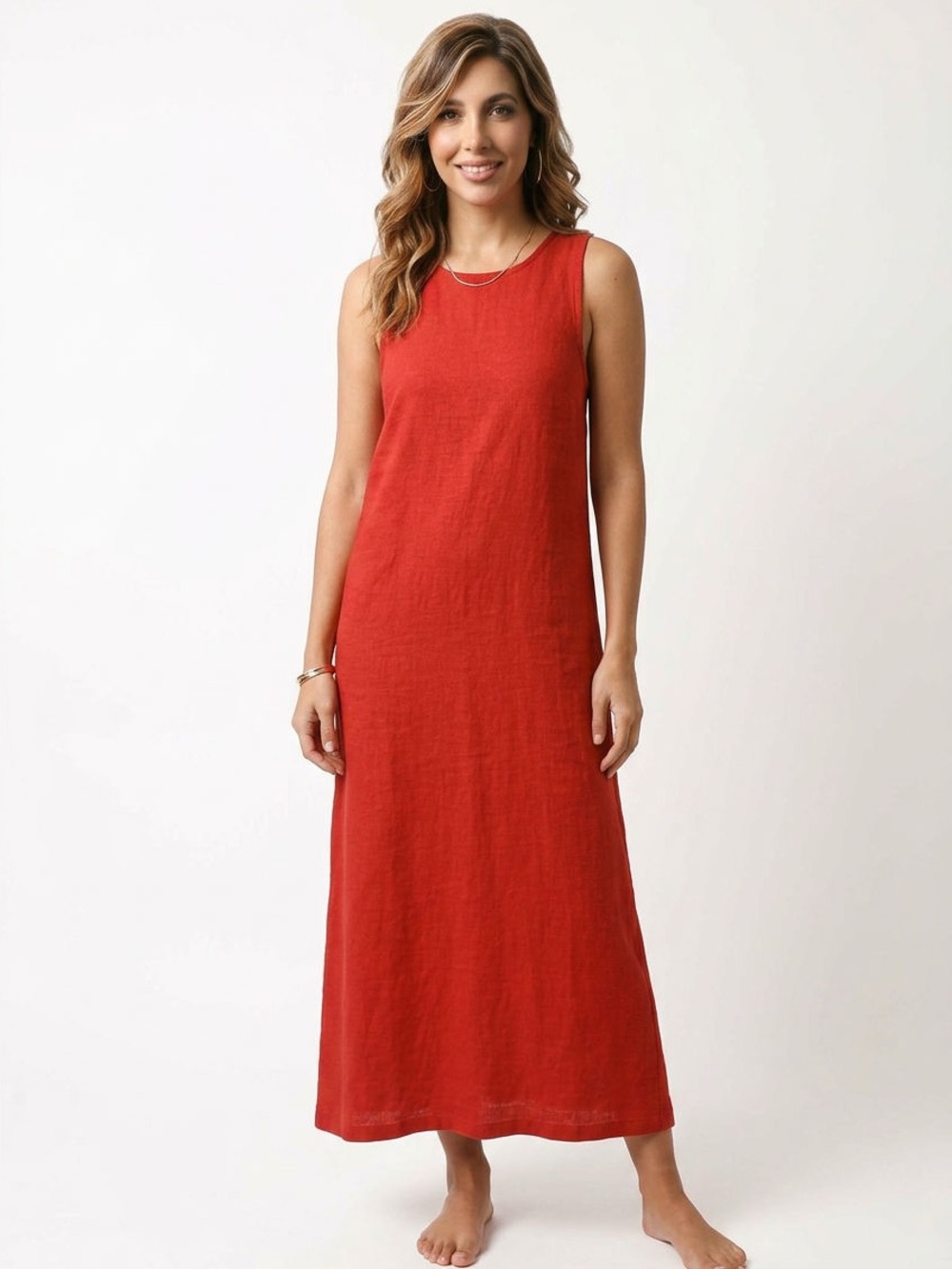 Z Supply Cabana Red Mystic Midi Dress